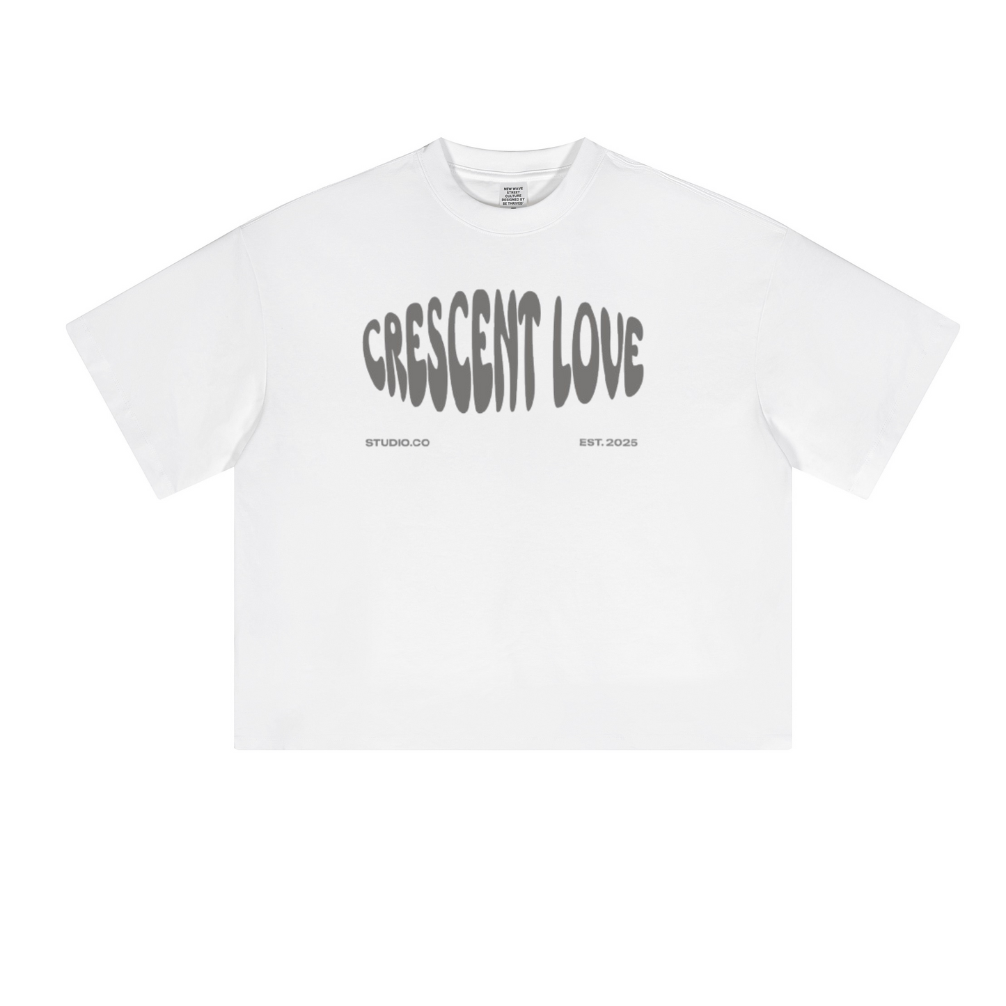 Crescent Love Main Logo Drop Shoulder T Shirt