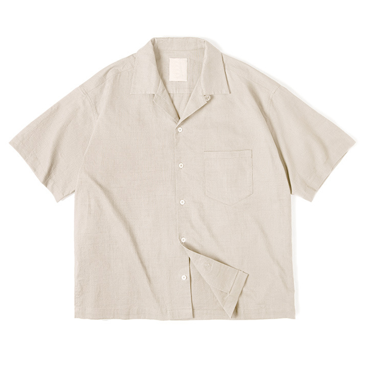 Cuban Collar Crescent Love Studios Flannel