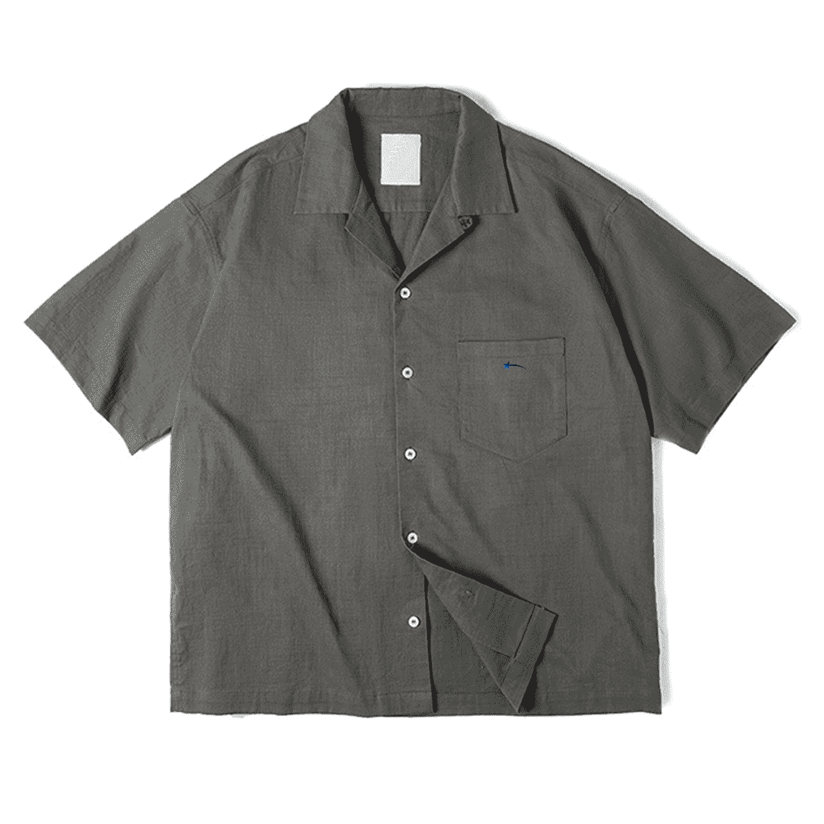 Cuban Collar Crescent Love Studios Flannel