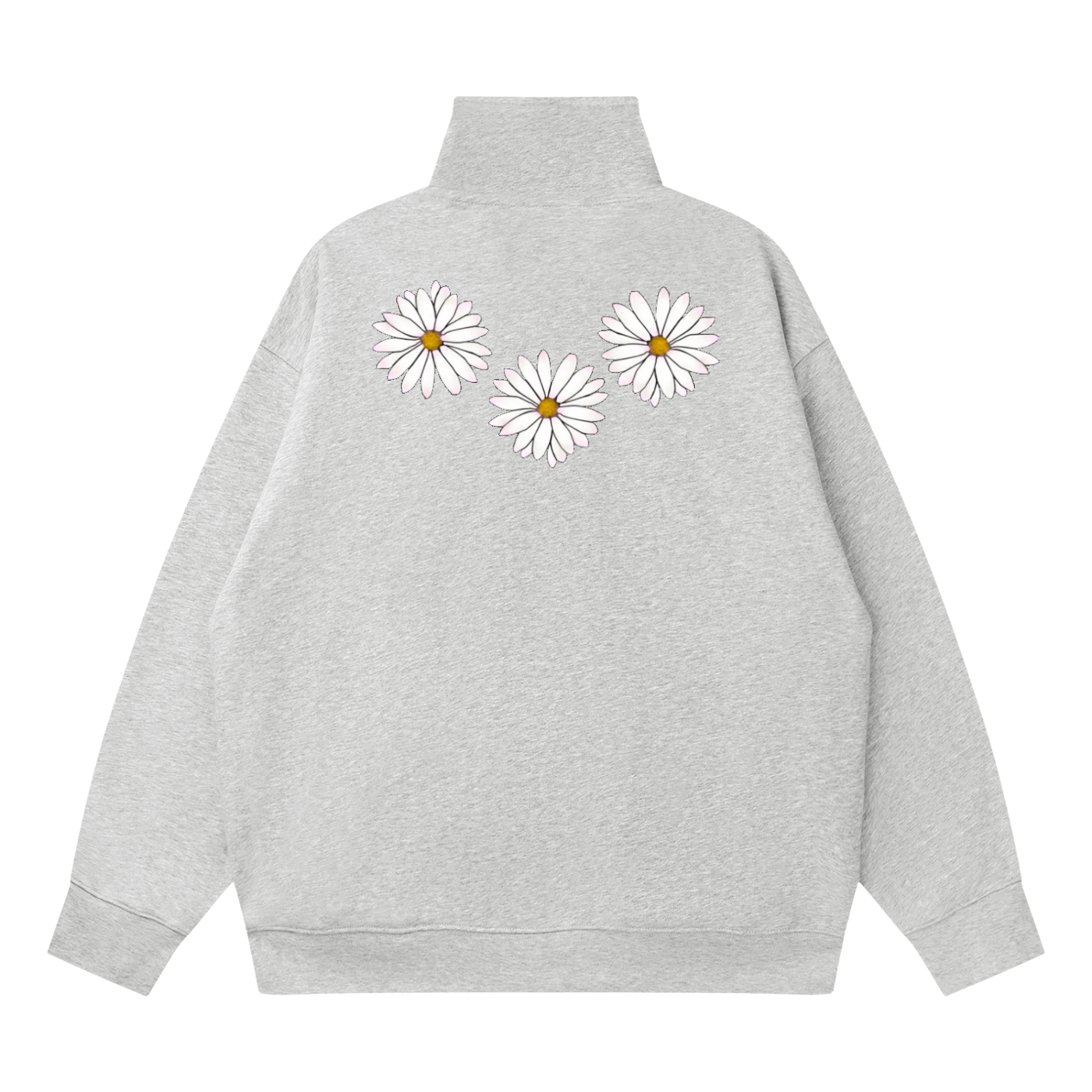 Quarter-Zip Drop Shoulder Sweatshirt