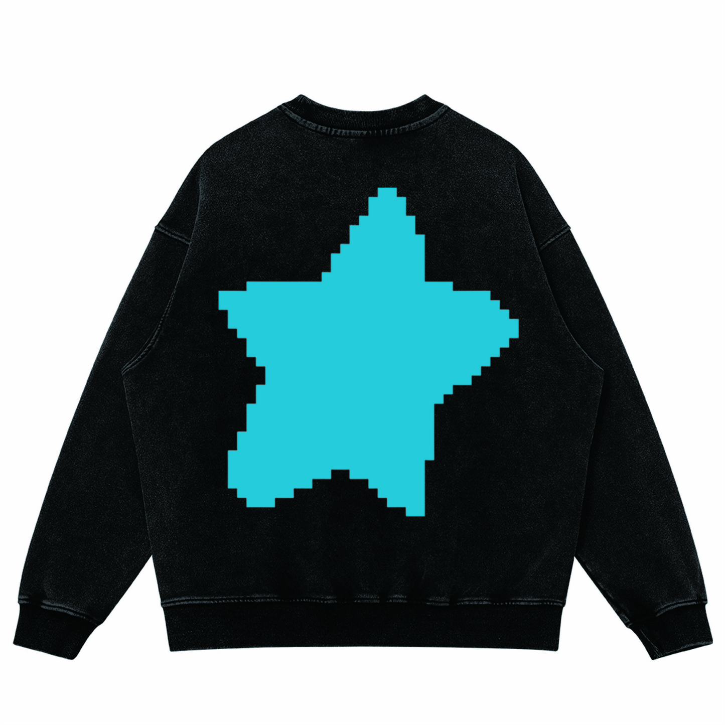 Crescent Love Drop Shoulder Crewneck