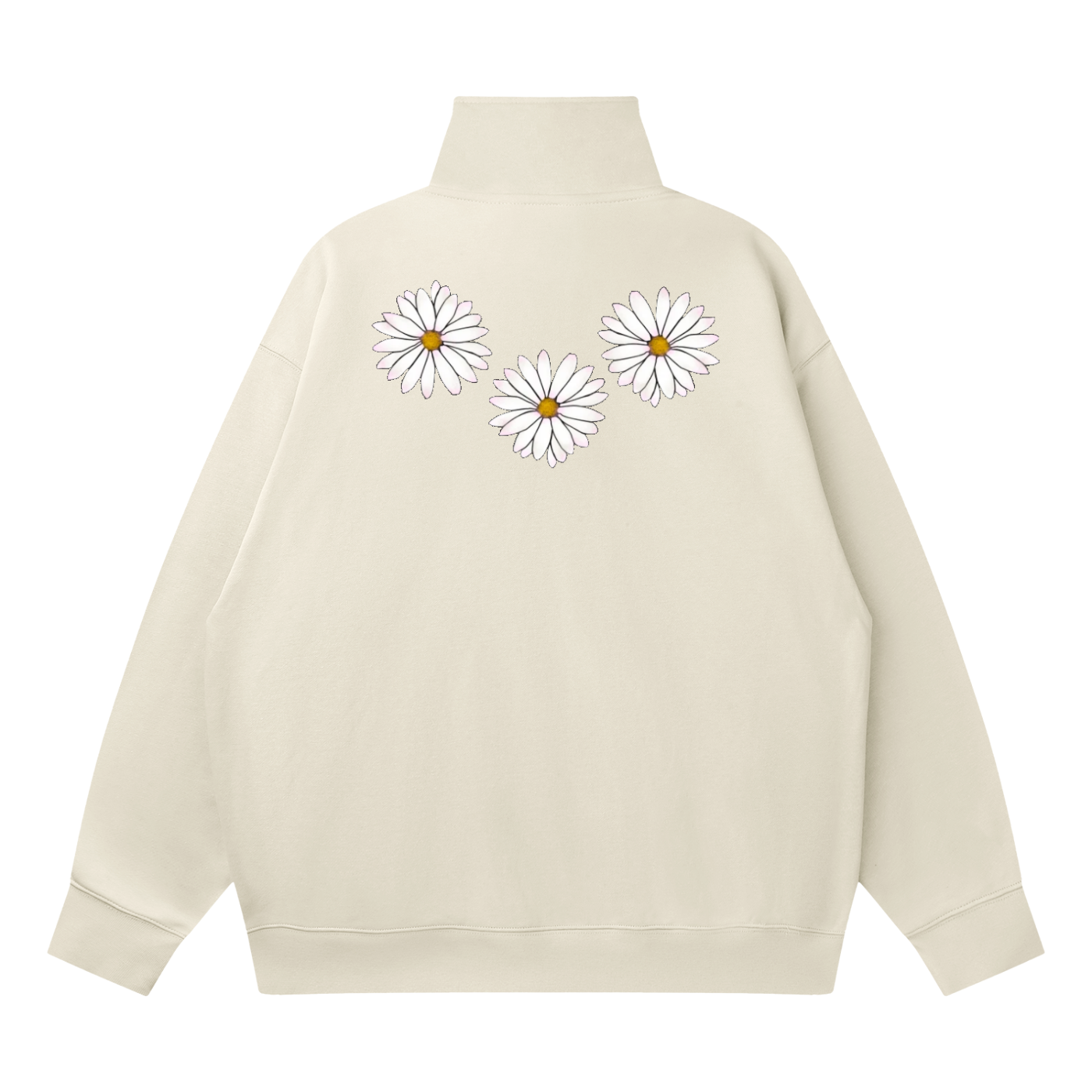Quarter-Zip Drop Shoulder Sweatshirt