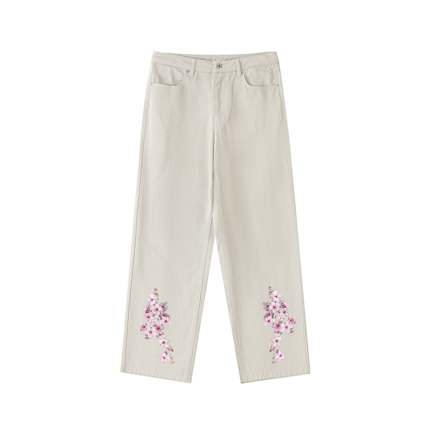 Heavyweight Cotton Straight-Leg Pants